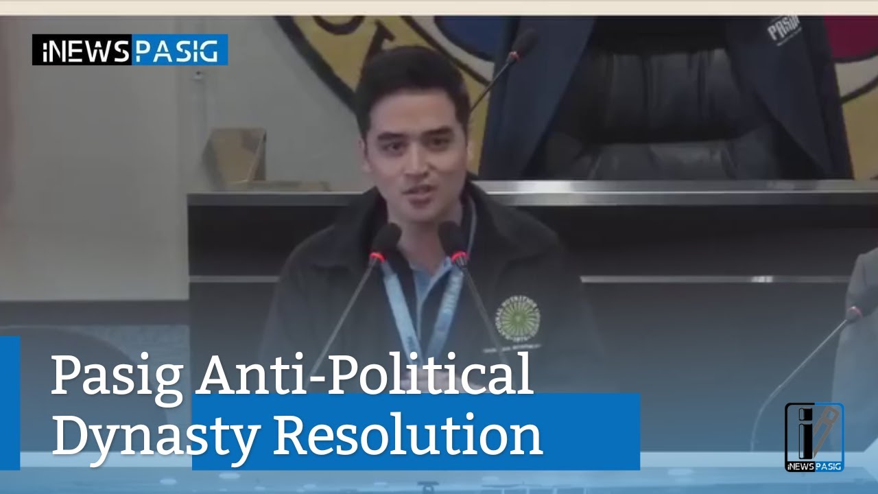 Mayor Vico Sotto, Suporta sa Anti-Political Dynasty Resolution sa Pasig