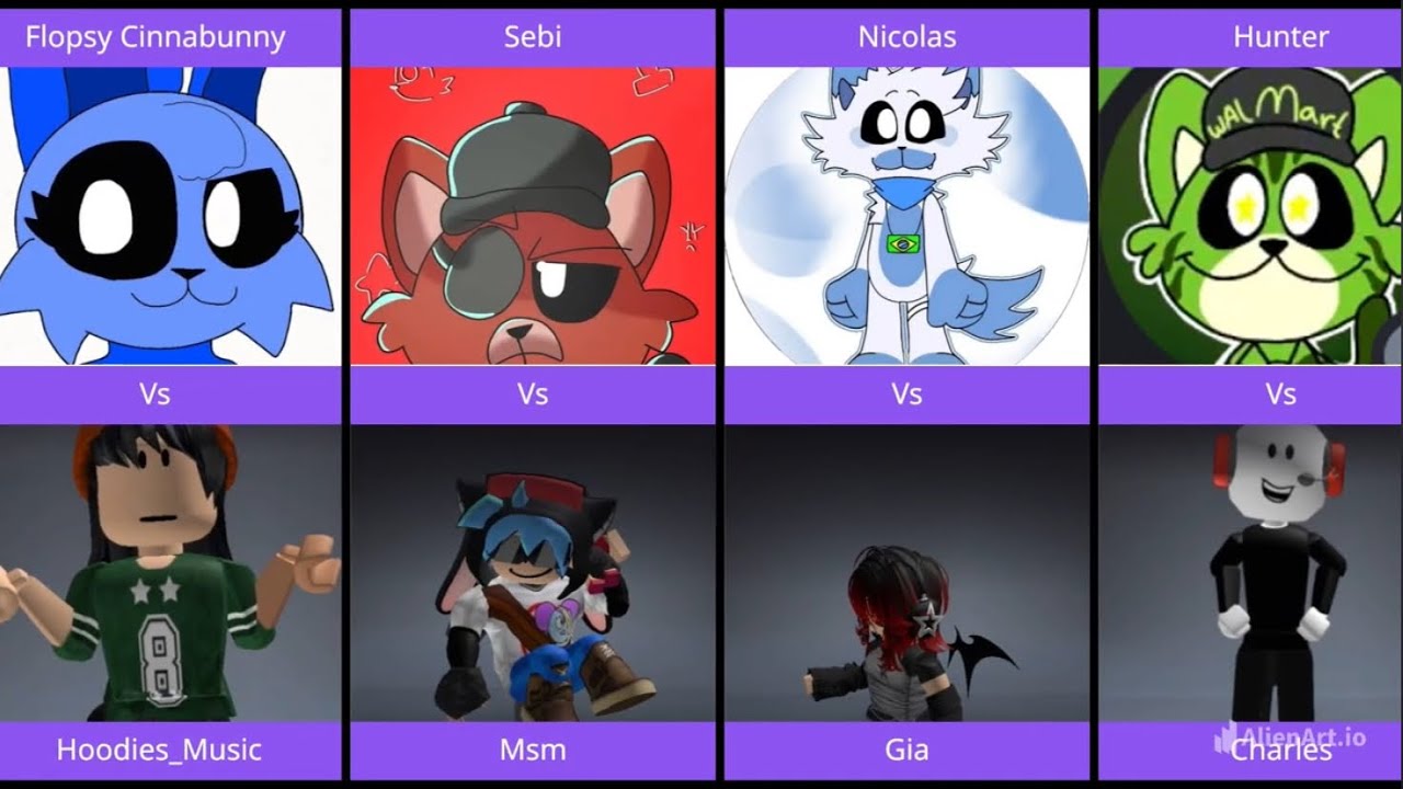 Lemmy’s Critter Friends Vs his Roblox Friends @WhippyNave @Comingbacksoon-1234 @Cotton_Bunny-edits 