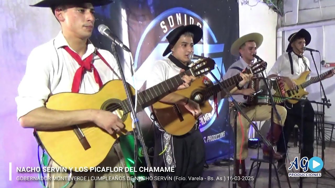 NACHO SERVÍN Y LOS PICAFLOR DEL CHAMAMÉ | GOBERNADOR MONTEVERDE (Fcio. Varela - Bs. As.) 16-03-2025🎉