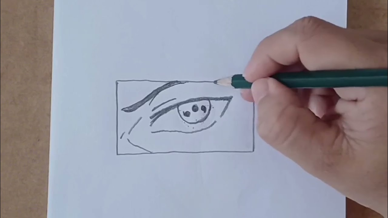 Como desenhar o OLHO do Kakashi 👁️🔥 | Tutorial passo a passo