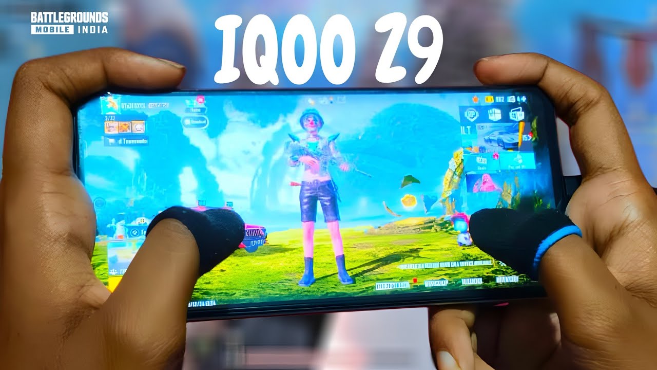 iQOO Z9 5G Gameplay with Handcam 🔥 | BGMI 4.1 UPDATE | SMOOTH+60fps