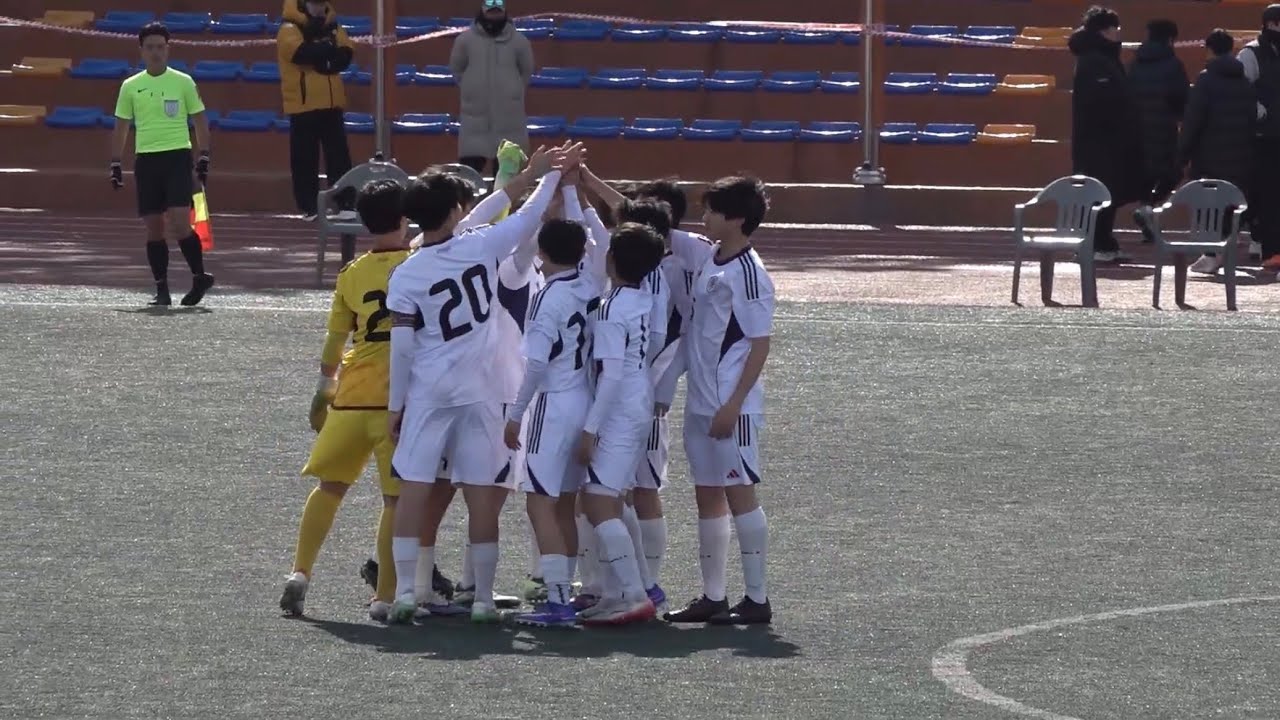 [2026.02.02] 2026 제27회 탐라기 전국중학교 축구대회/조별예선(3라운드)/전반전/서울풋볼A U15 vs 충북신명중 #제주도 #애월운동장 #20011년생 #쌍둥이