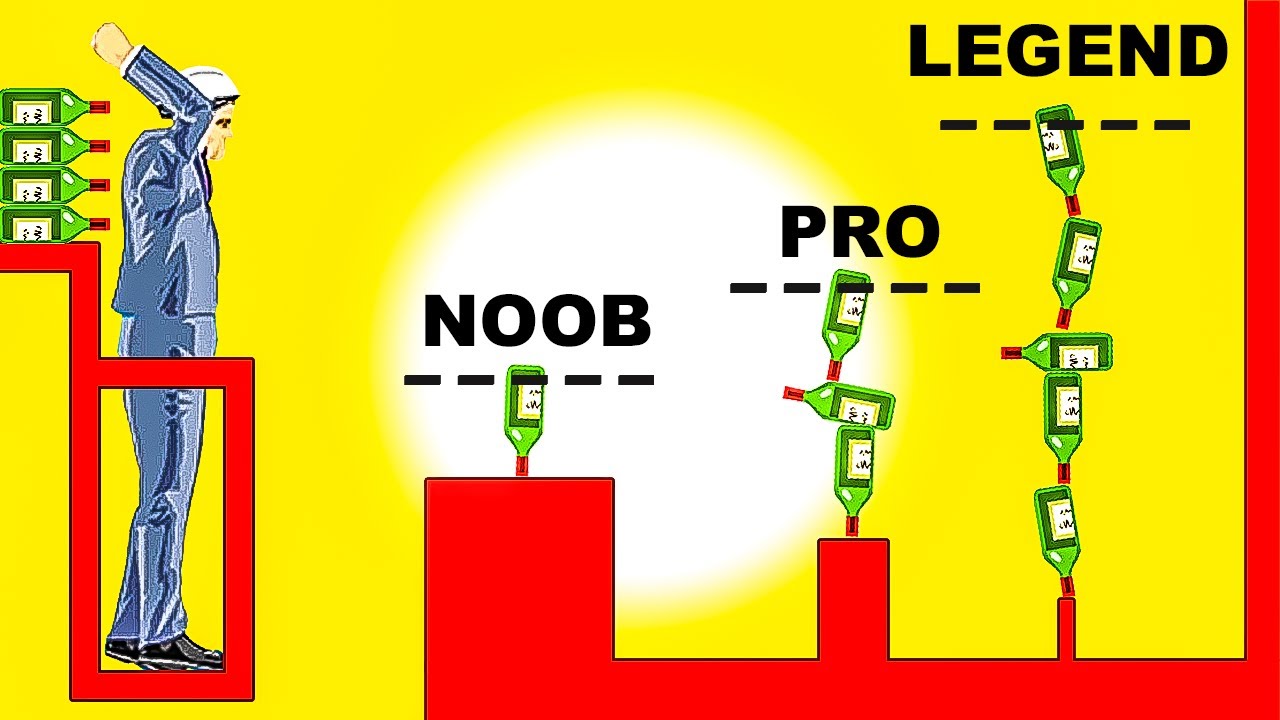 i completed this legendary 0.001% bottle stack challenge and this happened