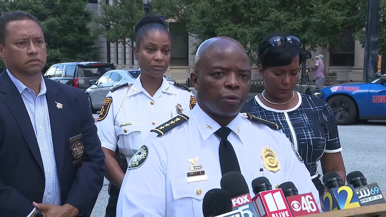 'By training and grace of God': Atlanta police chief gives update on officer following shooting in M