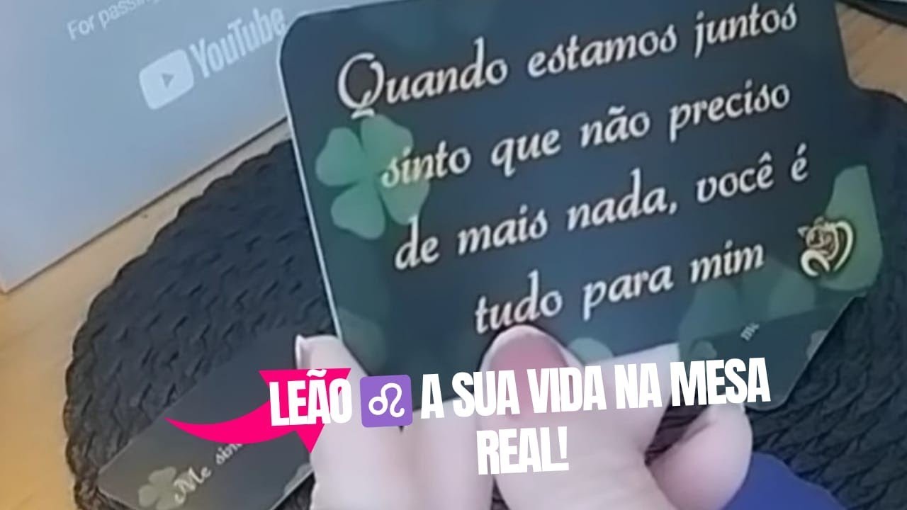 Leão ♌ Isso vai acontecer em breve, Leoninos ! Essa pessoa te acha um osso duro de roer. Mesa Real!