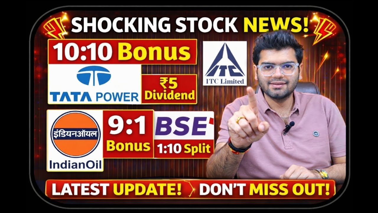 Indian Oil, BSE, ITC, Tata Power Stocks Declared High Dividend, Bonus & Split