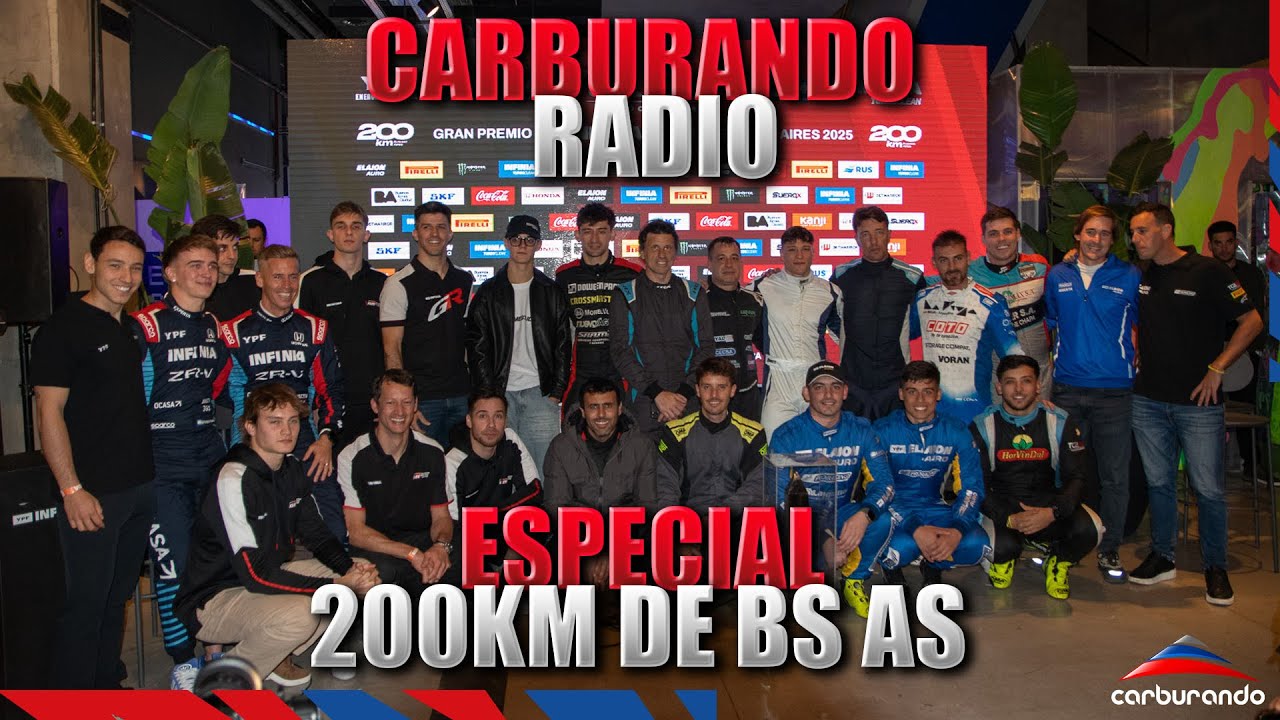 🔴 EN VIVO | Carburando Radio - ESPECIAL 200KM DE BUENOS AIRES (Viernes 26/09/2025)
