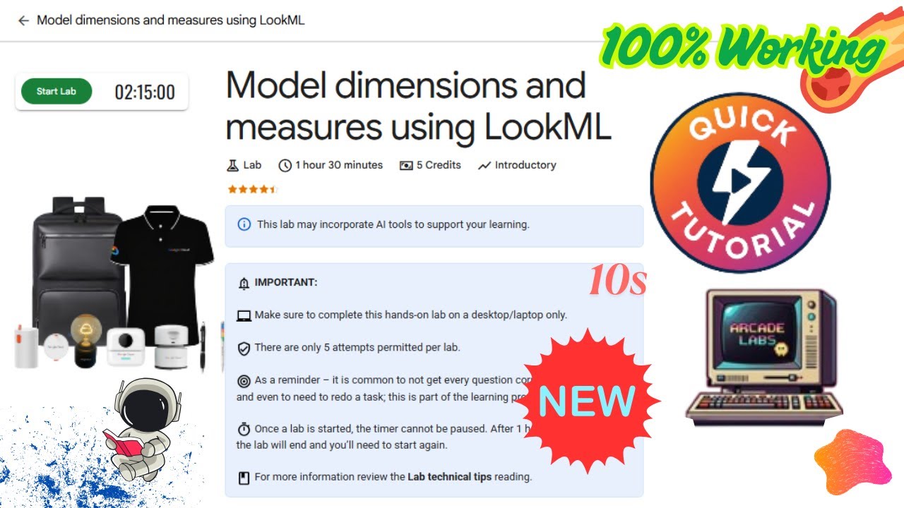 Model dimensions and measures using LookML || Step By Step Guide || #qwiklabs #arcade #coursera