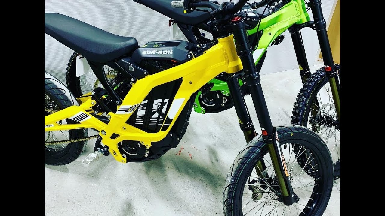 Sur - Ron X 2019 (электро питбайк, распаковка и первое впечатление)