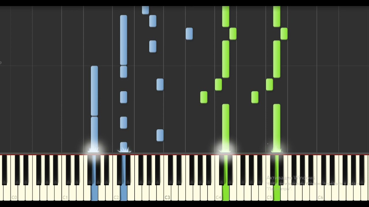 Men I Trust - Sugar (Synthesia Tutorial) [Piano]