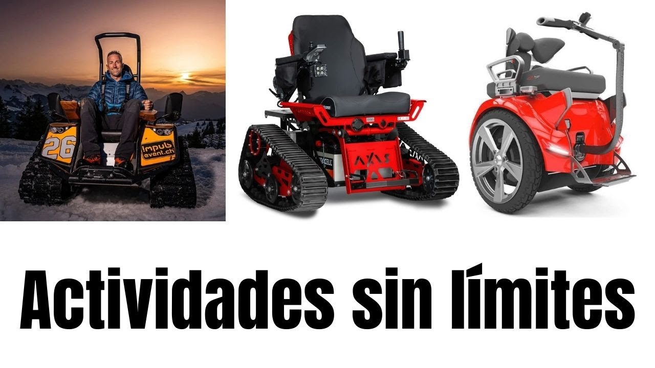 Sillas de Ruedas Eléctricas Futuristas - Orugas y Equilibrio para romper barreras
