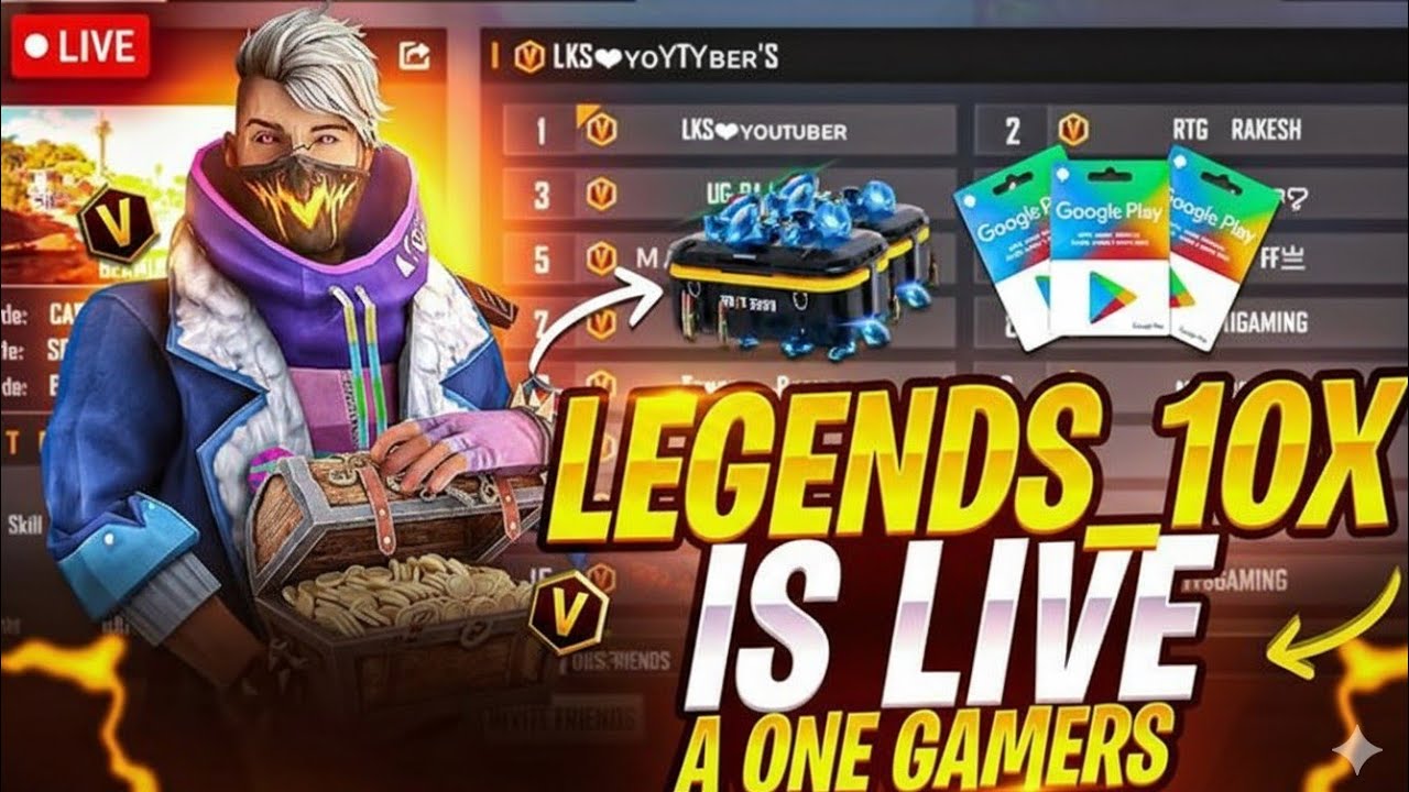 Legends_10x is live coustom room 1 vs 6