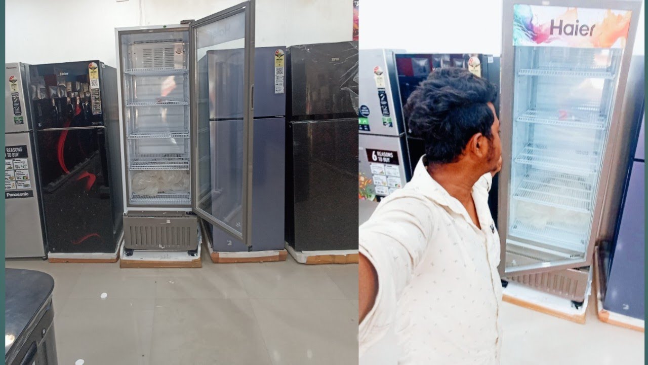 My new collection Haier fridge visi cooler 2025 450 liters 5. Star RS 35.500