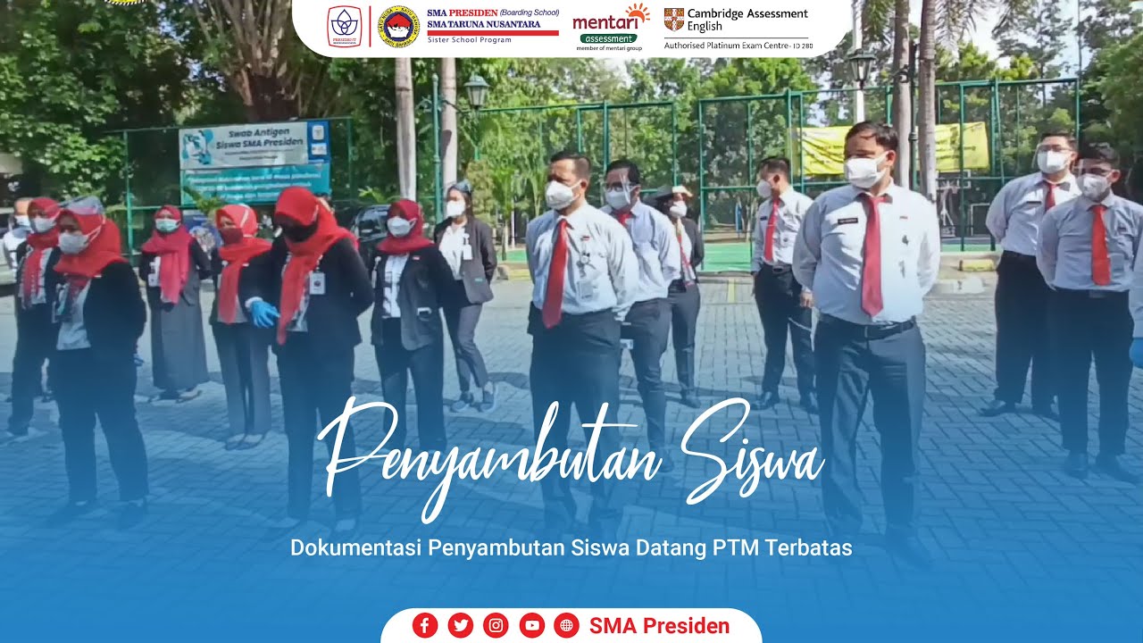 Dokumentasi Penyambutan Siswa Datang PTM Terbatas