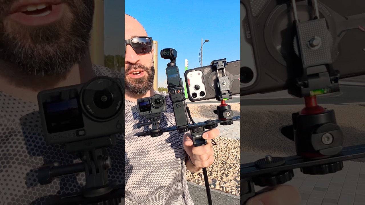Какая камера снимает лучше на твой взгляд? DJI Osmo Pocket 3 vs. Action 6 vs. iPhone 17 Pro Max 📷