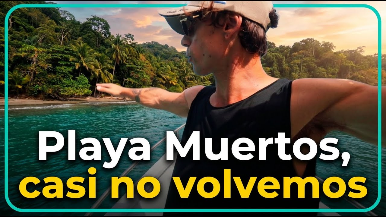 Así se ve Playa Muertos bajo el agua 🇨🇷