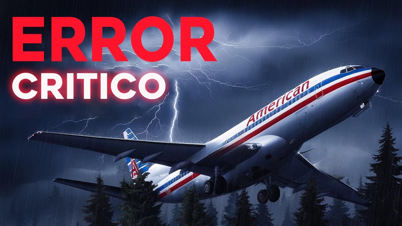 Este avi&oacute;n COLISION&Oacute; contra algo en la aproximacion final VUELO 1572 de AMERICAN AIRLINES
