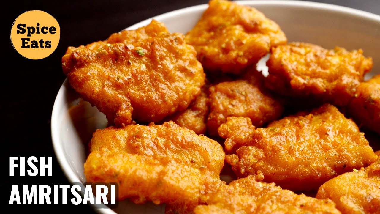AMRITSARI FISH FRY RECIPE | CRISPY FRIED FISH | BATTERED FRIED FISH
