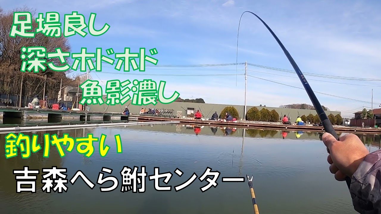 釣りやすいです（池のサイズ・深さ・魚影・設備など）＠吉森へら鮒センター【へらぶな釣り】