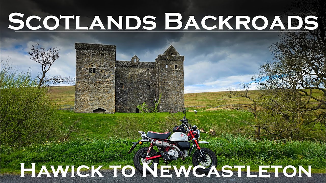 Hidden Scottish Border Roads & a Mad Castle You’ve Never Seen | Monkey Bike Adventure 🏴󠁧󠁢󠁳󠁣󠁴󠁿