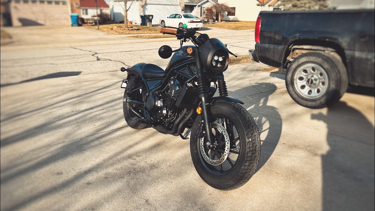 2021 Honda Rebel 500 Mirror Flip - Tips & Install