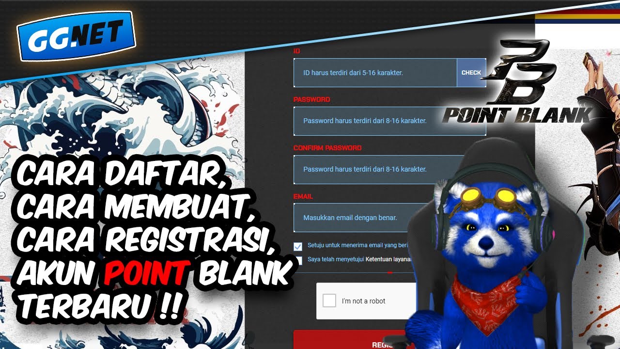 Cara Daftar Akun Point Blank Terbaru 2024