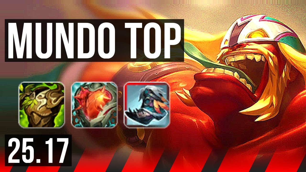DR. MUNDO vs SION (TOP) | EUW Challenger | 25.17