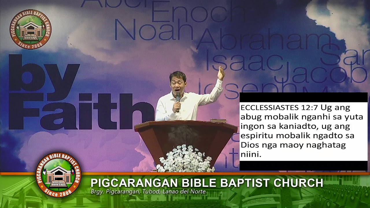 Ang Kalipay Sa Pag Adto Sa Langit by Pastor Christopher Fabroa May 31 2020