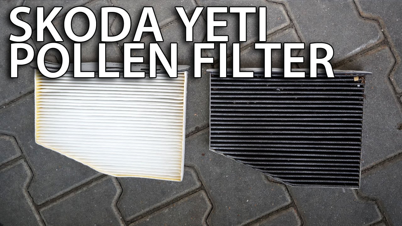 How to change pollen filter in Skoda Yeti (cabin air filter, service)