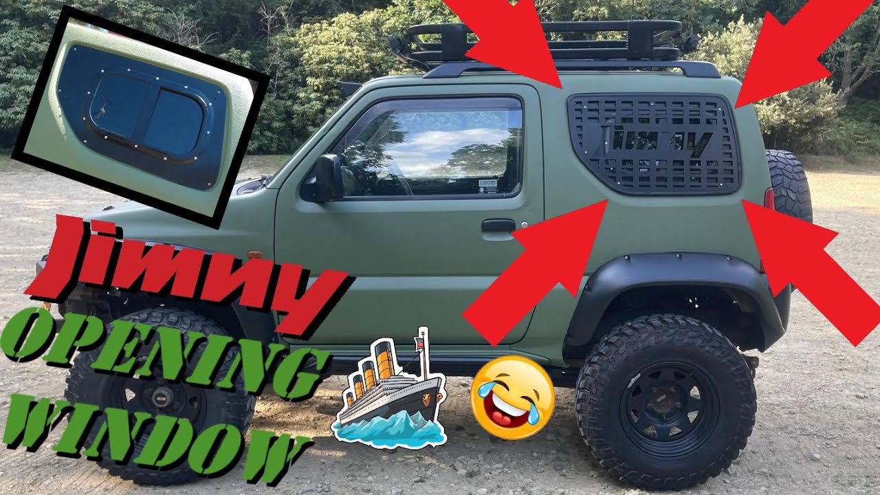 Jimny motorhome window modification