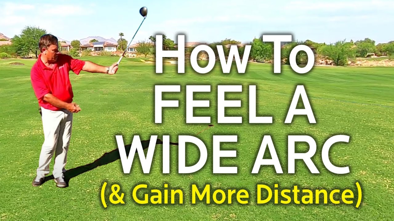 HOW TO FEEL A WIDE SWING ARC & GAIN MORE DISTANCE (Simple Drill)