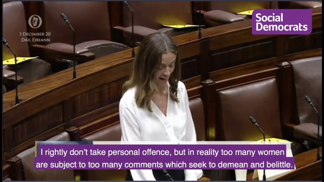 Holly Cairns TD - Tackling Sexism - #DefundGreyhoundRacing