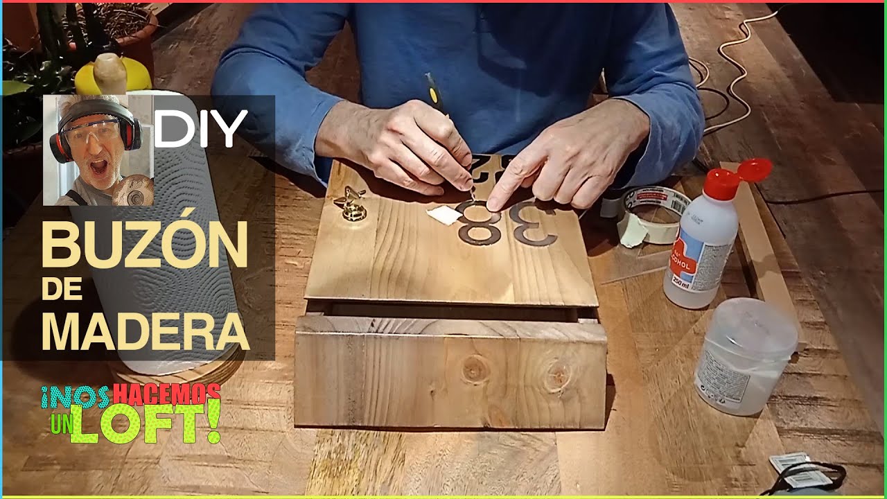 Como hacer un BUZÓN DE MADERA // How make a mailbox // #LOFT #INDUSTRIAL