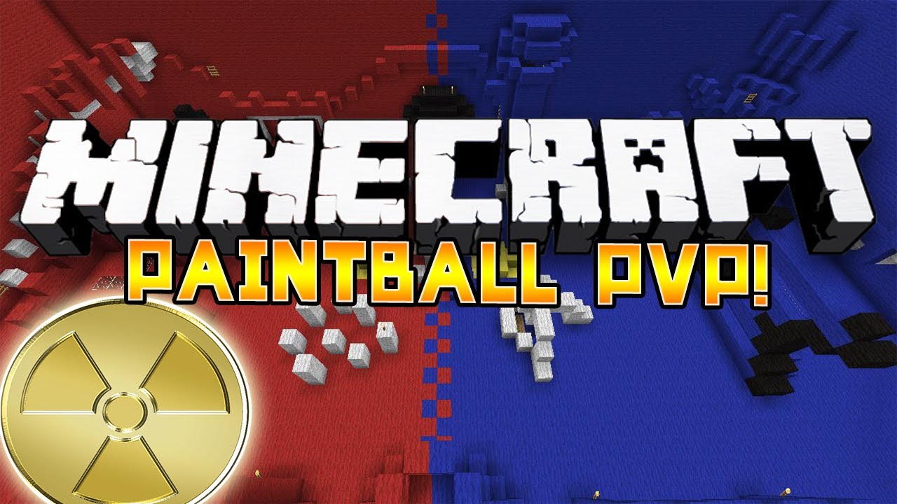 "NUKE!" Minecraft Mini-Game: Paintball! #4: w/CampingRusher & NoahCraftFTW!