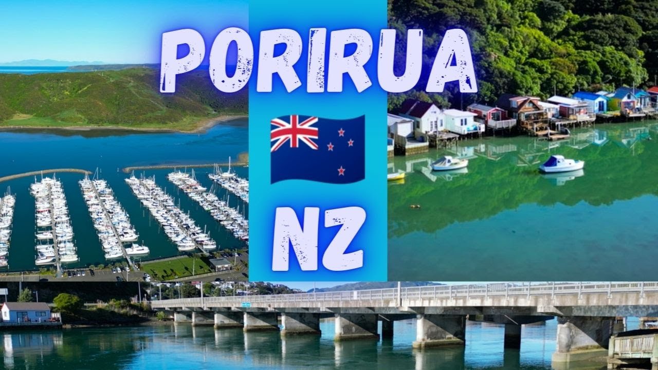 Aerial view of Porirua, New Zealand | Mana | Paremata | Pauahatanui