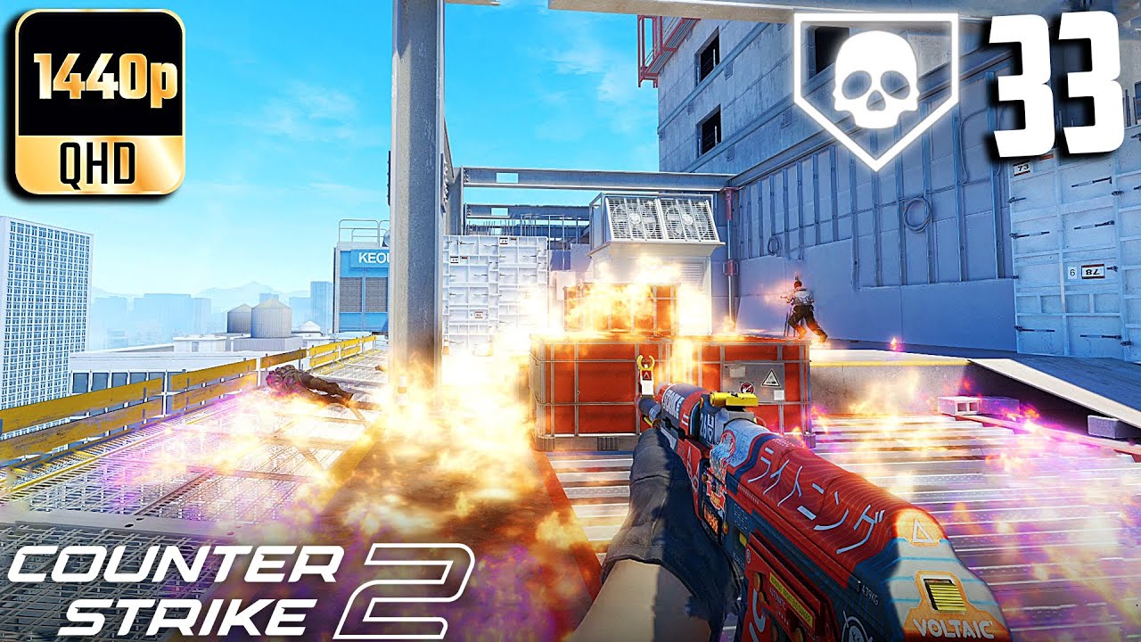 CS2- 33 Kills On Vertigo Competitive Full Gameplay #86! (No Commentary)
