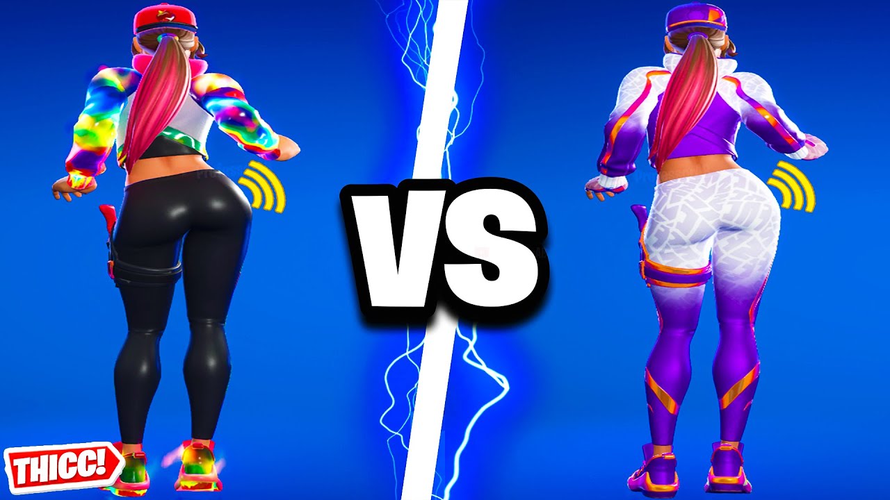 Fortnite Champion Loserfruit vs Loserfruit Party Hips Emote Battle 1 Hour Version Thicc 🍑 Who Won 🥵