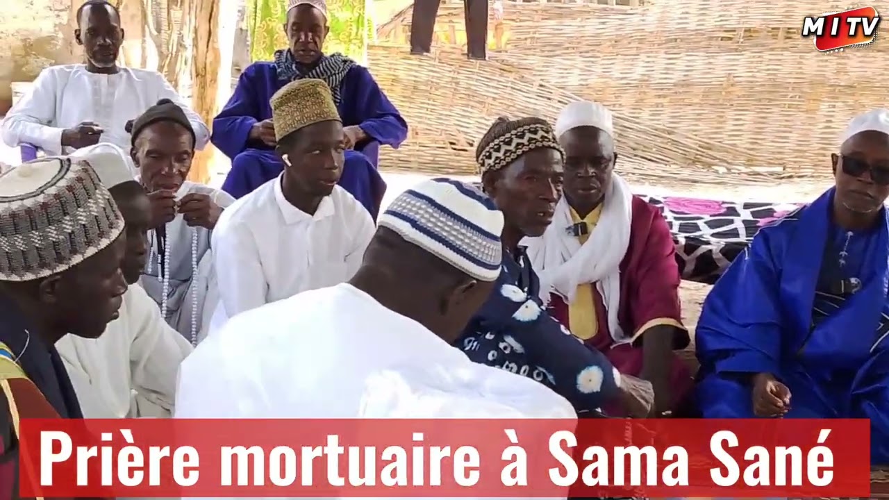 Prière mortuaire à Sama Sané 