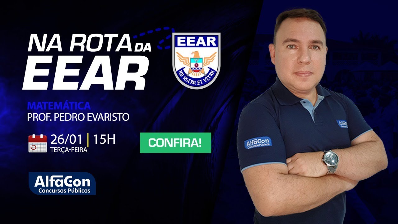 Aula de Matemática | Na rota da EEAR - AlfaCon
