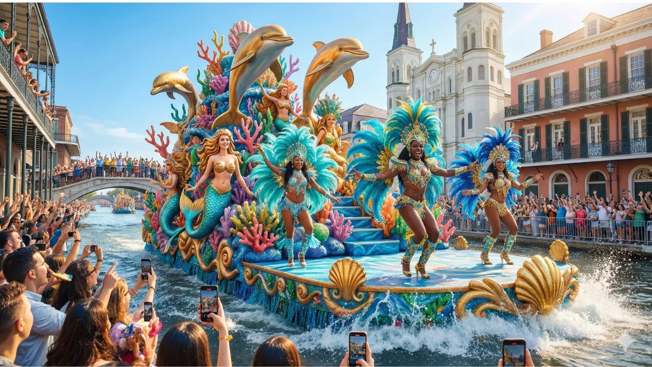 New Orleans New Year Parade 2026  | Mardi Gras Parade Shocks The World! The King Is Here! 👑.