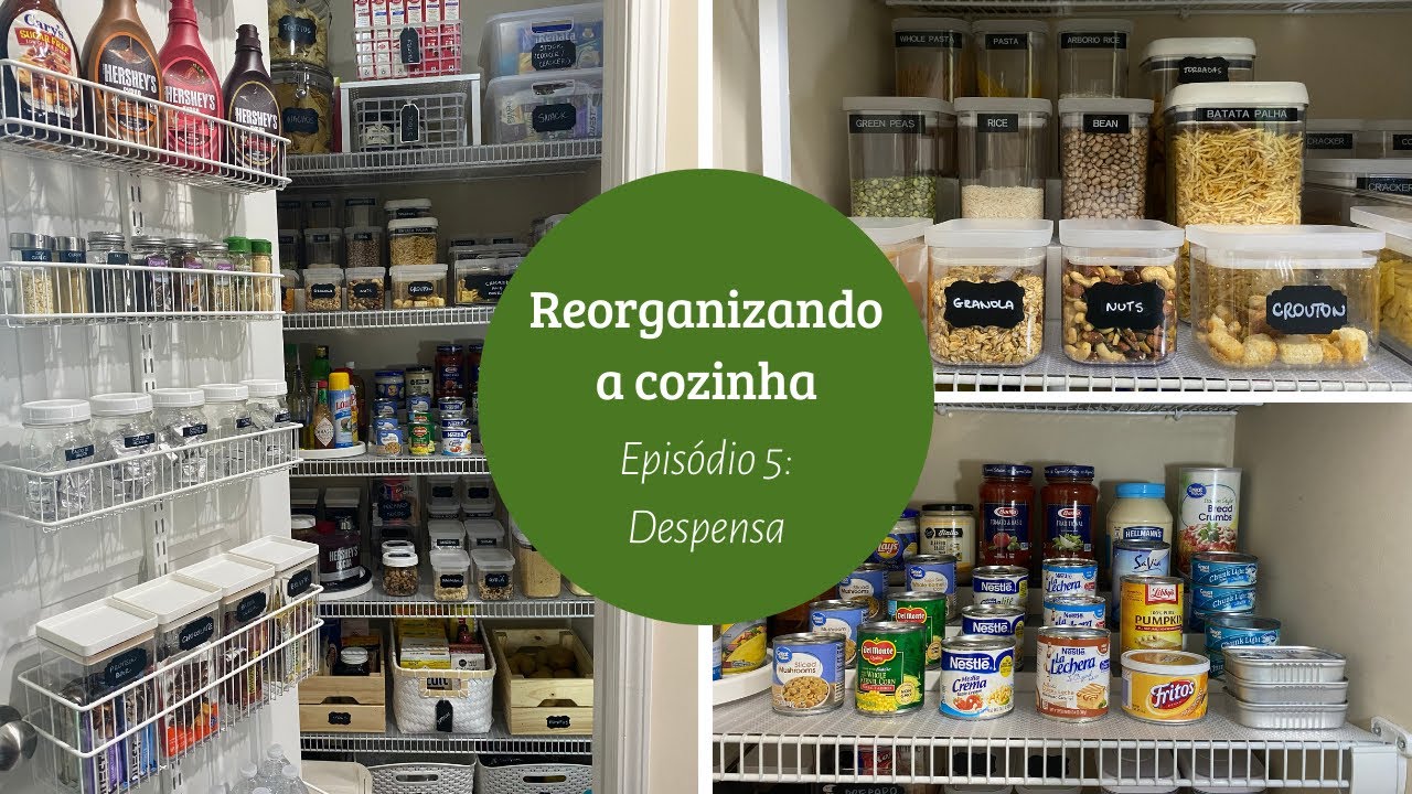 Reorganizando a cozinha - EP5: Organizando a Despensa | Cozinha | Valéria Angelotti
