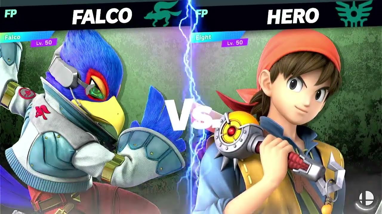 Super Smash Bros Ultimate Amiibo Fights Falco vs the World EX vs Eight