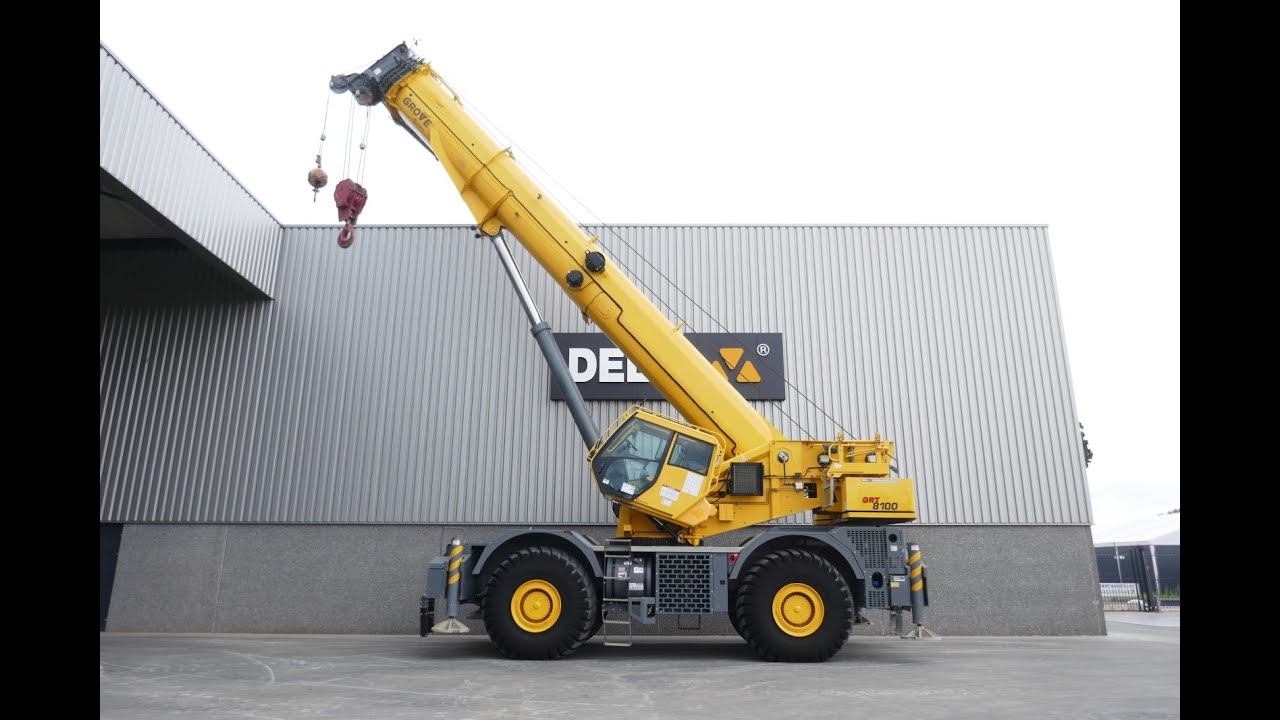 Demonstration video Grove GRT8100 Rough Terrain Crane