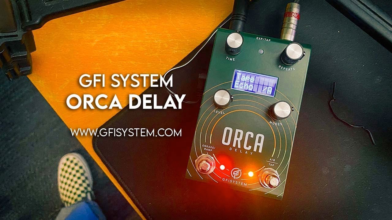 GFI System ORCA Delay - No talk demo - Johnny Marr Sig. Jaguar