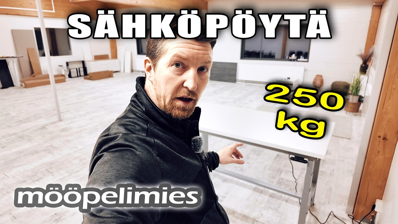 250kg ❗ SÄHKÖPÖYTÄ  | Jämäkkä kasauspöytä hallille