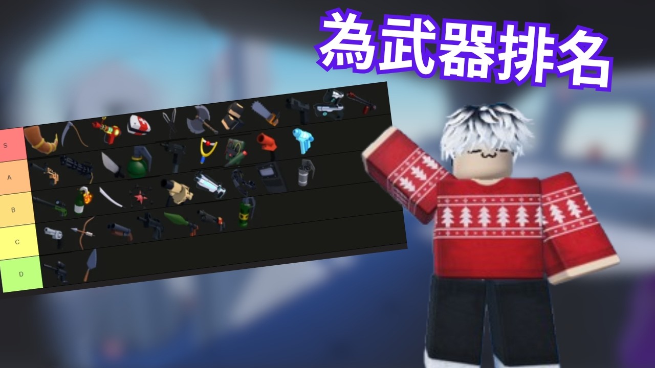 幫競爭者Rivals武器排名🙂!!