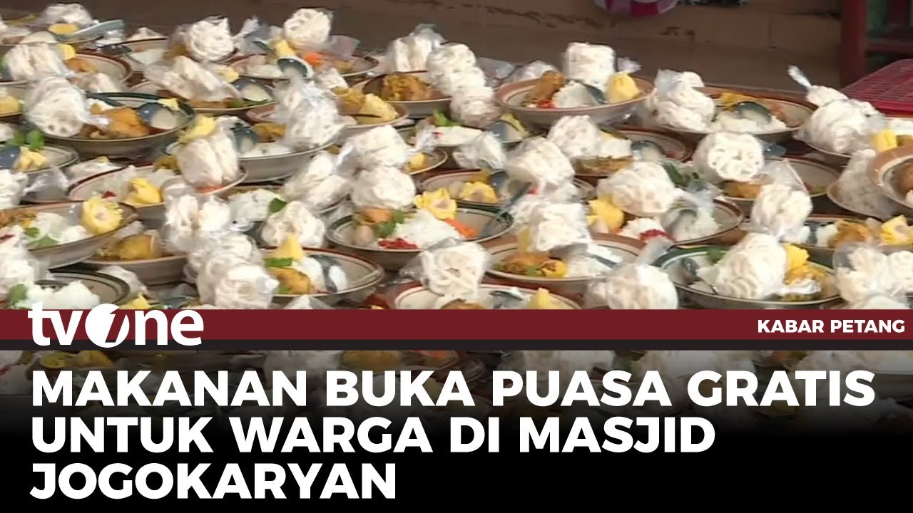 Beragam Makanan Buka Puasa di Masjid Jogokariyan | Kabar Petang tvOne