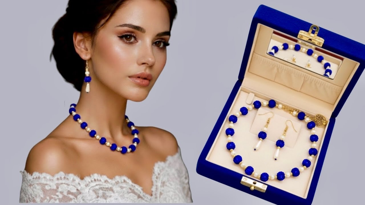 Beaded jewelry set