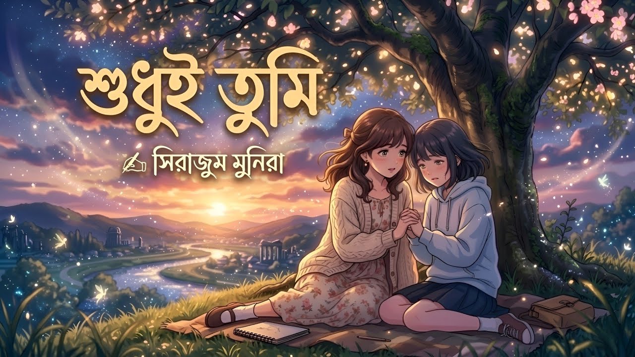 শুধুই তুমি | Only You | ✍️ সিরাজুম মুনিরা | Dreamy Bengali Lofi Song  | 