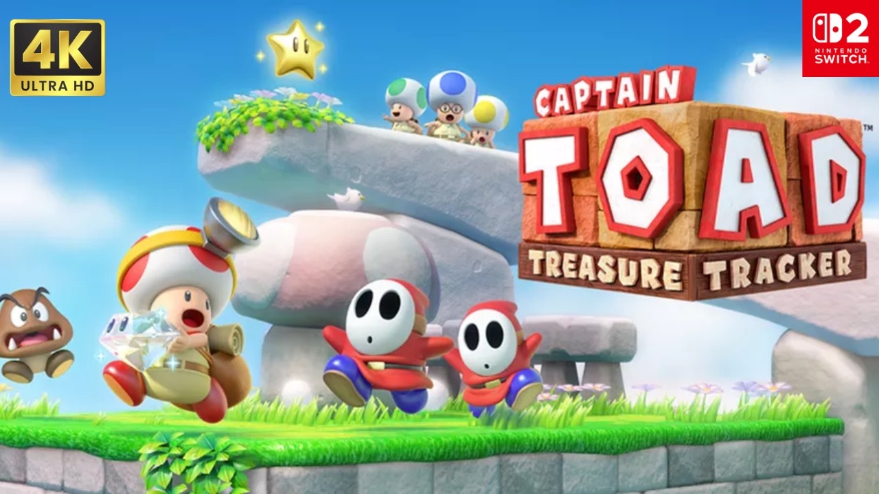 Captain Toad: Treasure Tracker - Gameplay de Inicio no Nintendo Switch 2 em 4K
